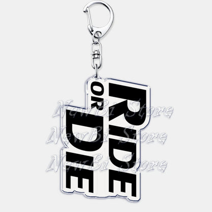 Ride or Die Schlüsselanhänger-Modelle 