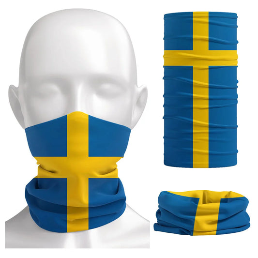 Sweden Flag Bandana Headwear 