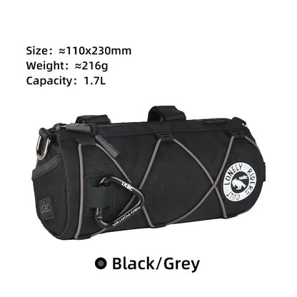 Waterproof Bike Handlebar Bag 1.7L – Front Tube Cycling Shoulder Bag