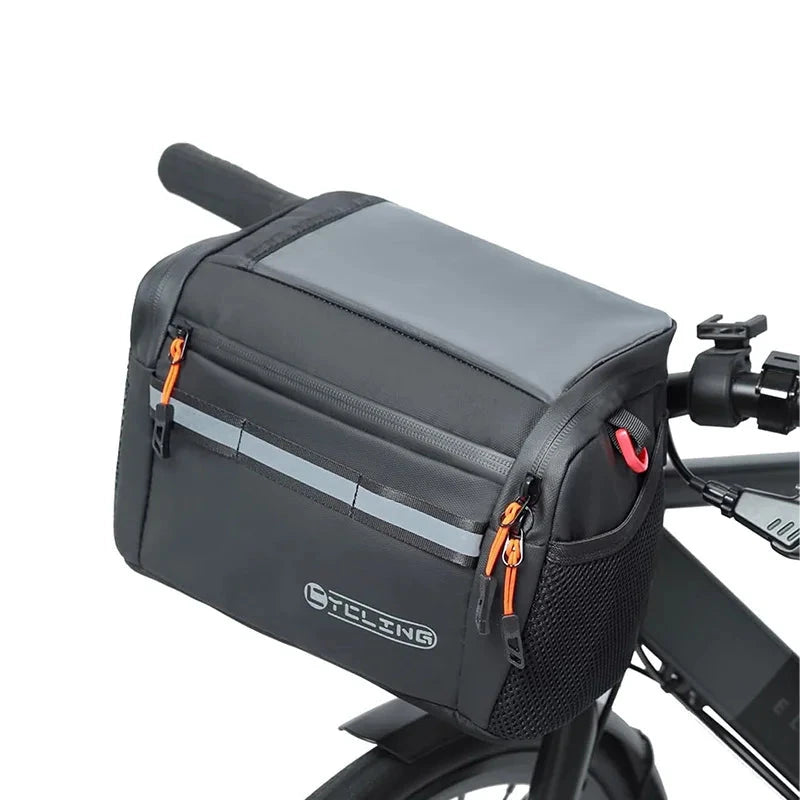 4L Insulated Bike Handlebar Bag – Waterproof Cycling Front Bag