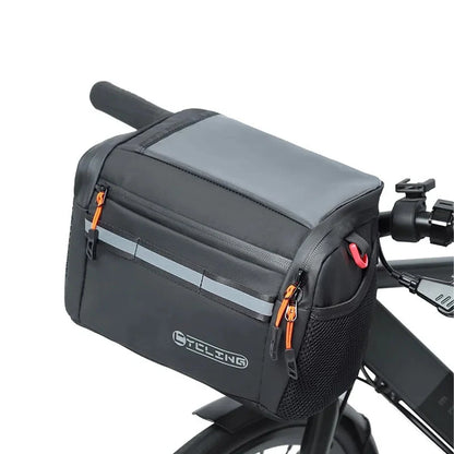 4L Insulated Bike Handlebar Bag – Waterproof Cycling Front Bag