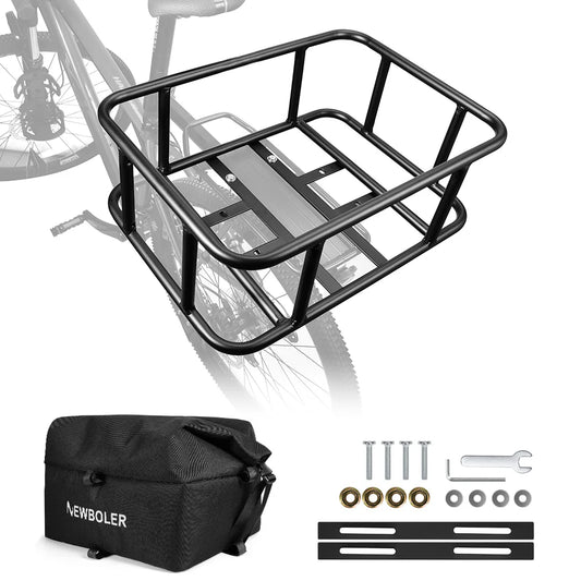 Rear Bike Basket with Insulated Bag