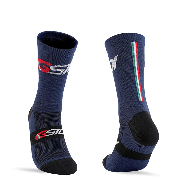 High-Performance Mid-Calf Cycling Socks