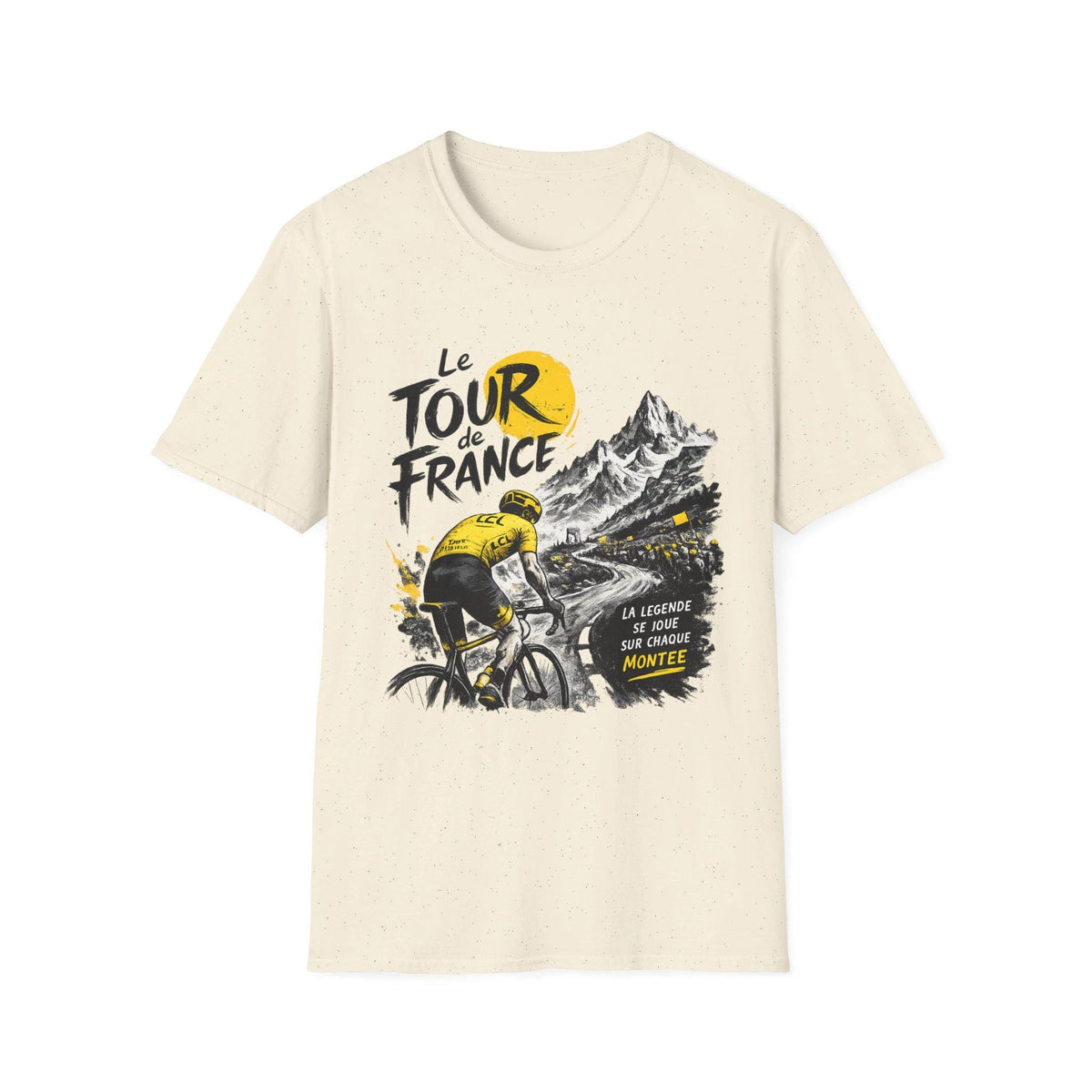 Tour de France 2026 Retro Cyclist Tee – Pure Cotton Oversized