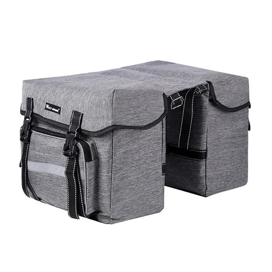 25L Double Pannier Bike Rear Bag – Cycling Trunk Carrier for MTB & Road