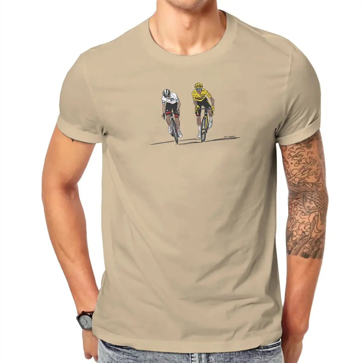 Camicia grafica classica da ciclista