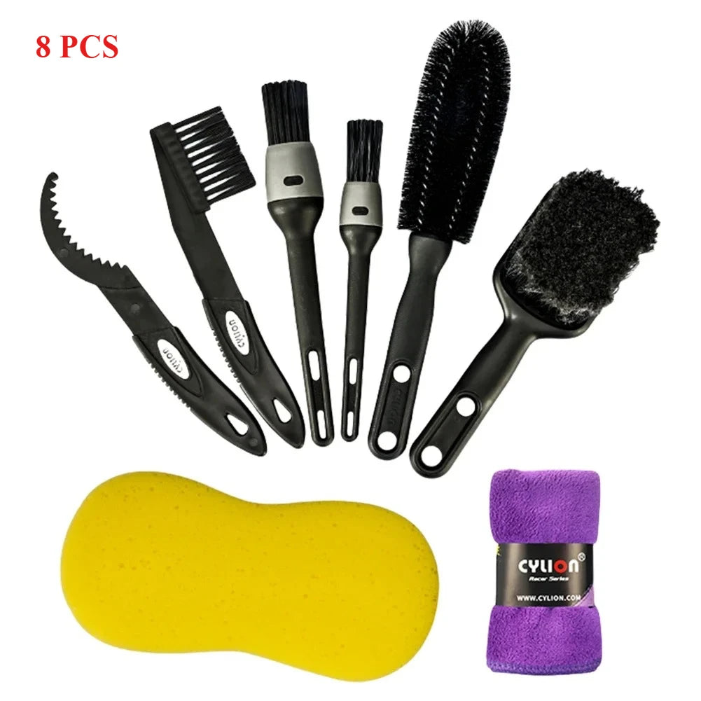 Bike Cleaning Tool Set Brush Kit