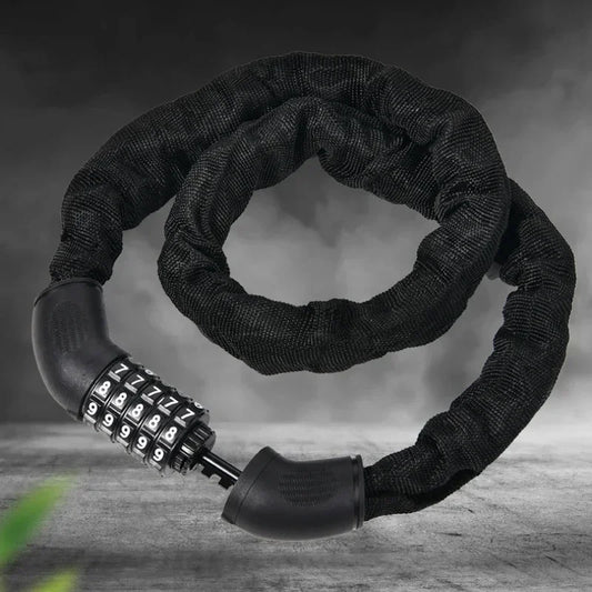 Portable Combination Chain Lock – Anti-Theft for Bikes, MTB, E-Bikes & Motorcycles