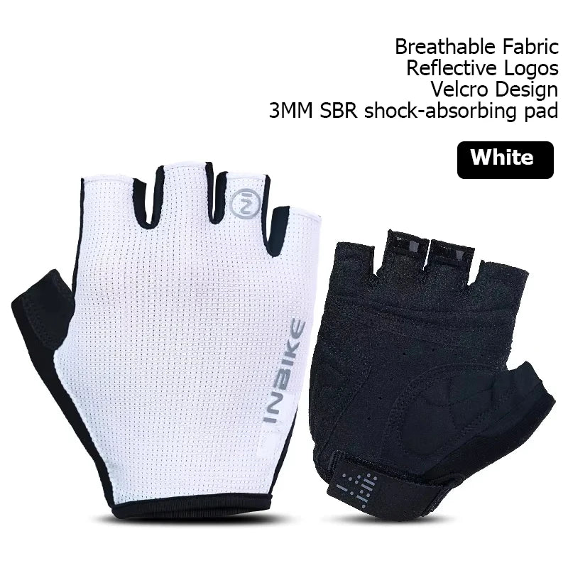 Breathable Fingerless Cycling Gloves
