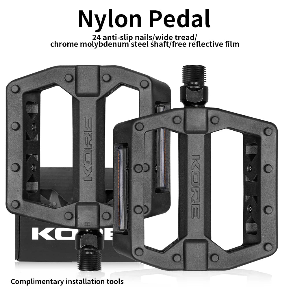 Pedali per bicicletta leggeri in fibra di nylon