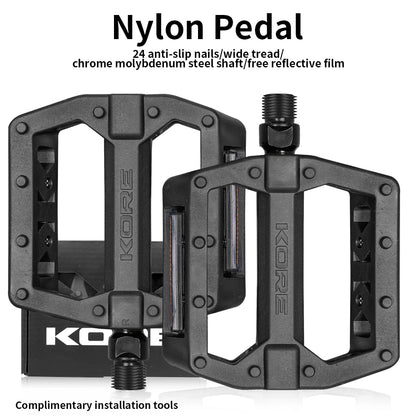 Pedali per bicicletta leggeri in fibra di nylon