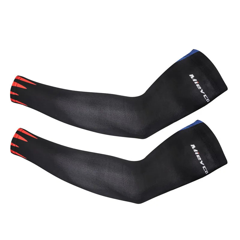 UV Protection Cycling Arm Sleeves – Breathable Ice Silk, Unisex