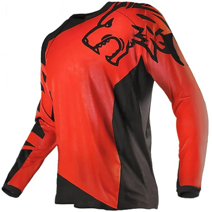 Men’s Downhill Long Sleeved Bicycle Jersey
