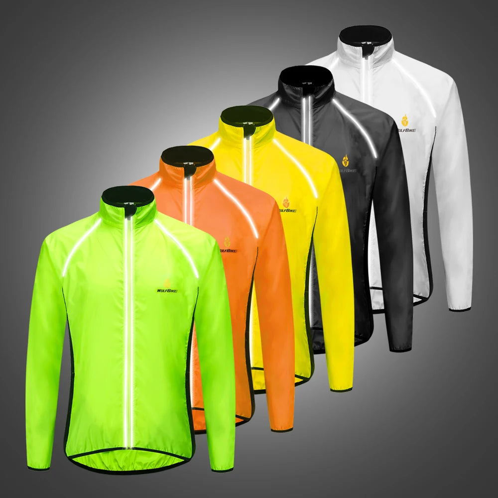 Leichte winddichte Fahrradjacke