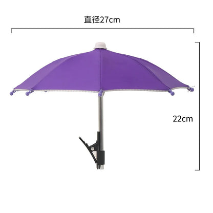 Ombrello parasole per cellulare