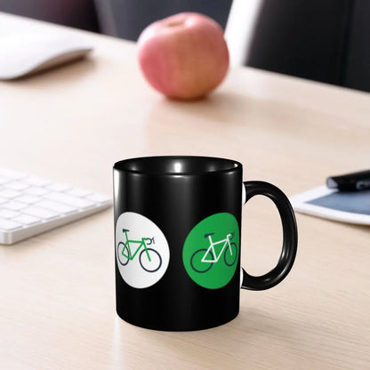 Cycling Race Ceramic Mug – 330ml Custom Design Gift for Cyclists