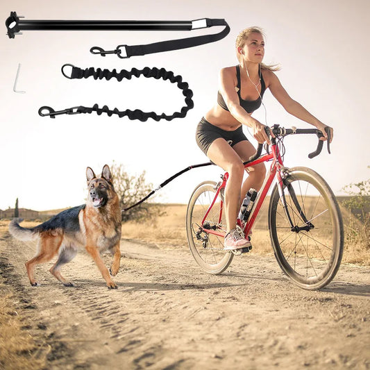 Hands-Free Bicycle Dog Leash Attachment