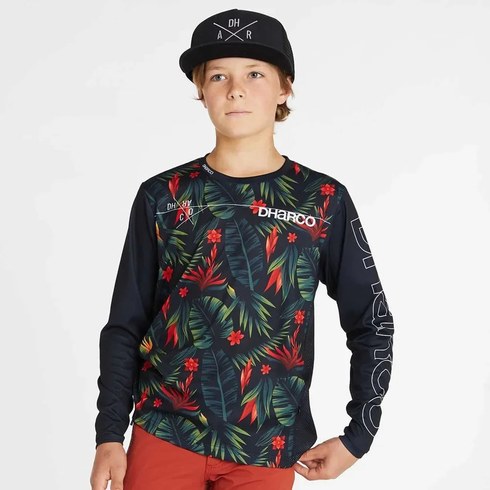 Kids MTB Graphic Jersey – Short Sleeve Pullover | Quick Dry | Ages 4–14