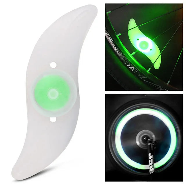 Luz LED para radios de rueda de bicicleta 
