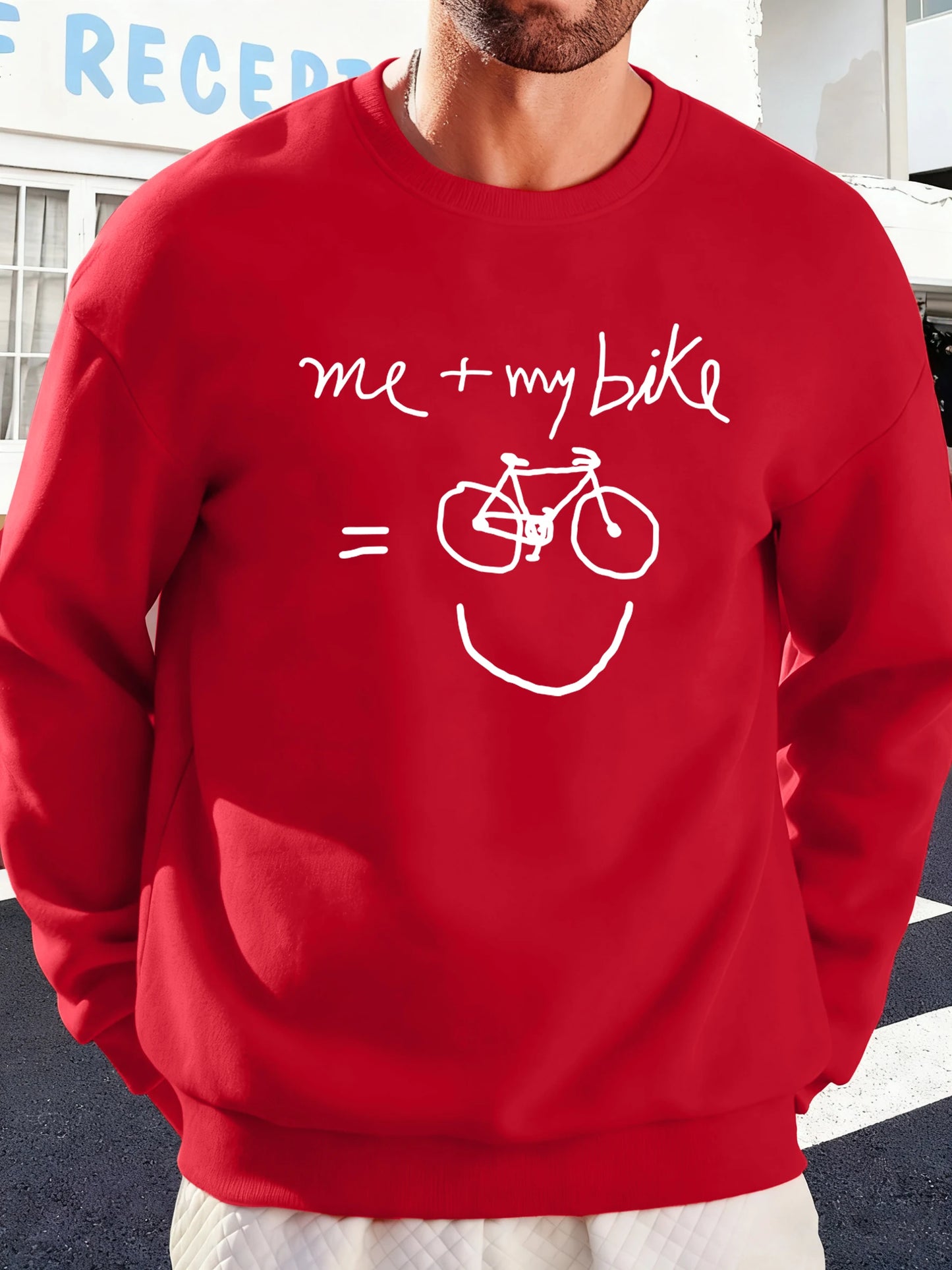 Me + My Bike Crewneck Sweatshirt
