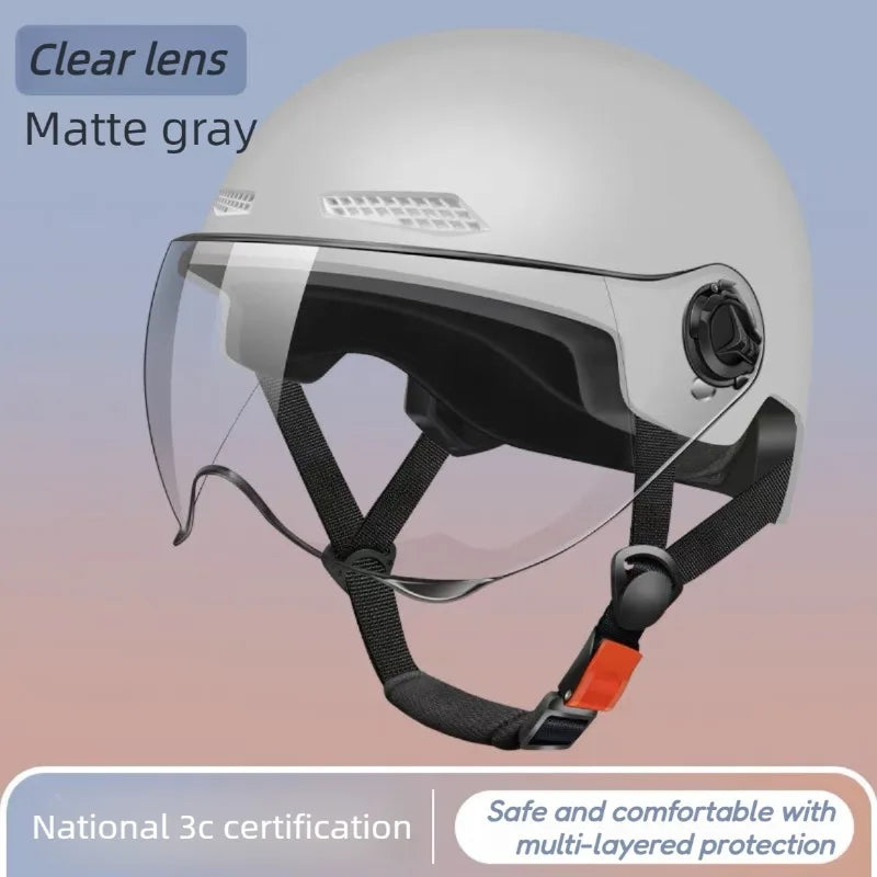 Bicycle Safety Helmet with Goggles 