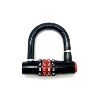 Bicycle U-Lock with Combination Code 