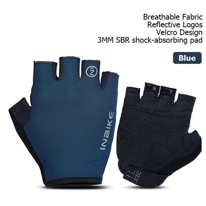 Breathable Fingerless Cycling Gloves