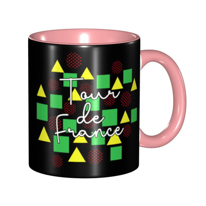 Cycling Race Ceramic Coffee Mug – 330ml Gift for Cyclists