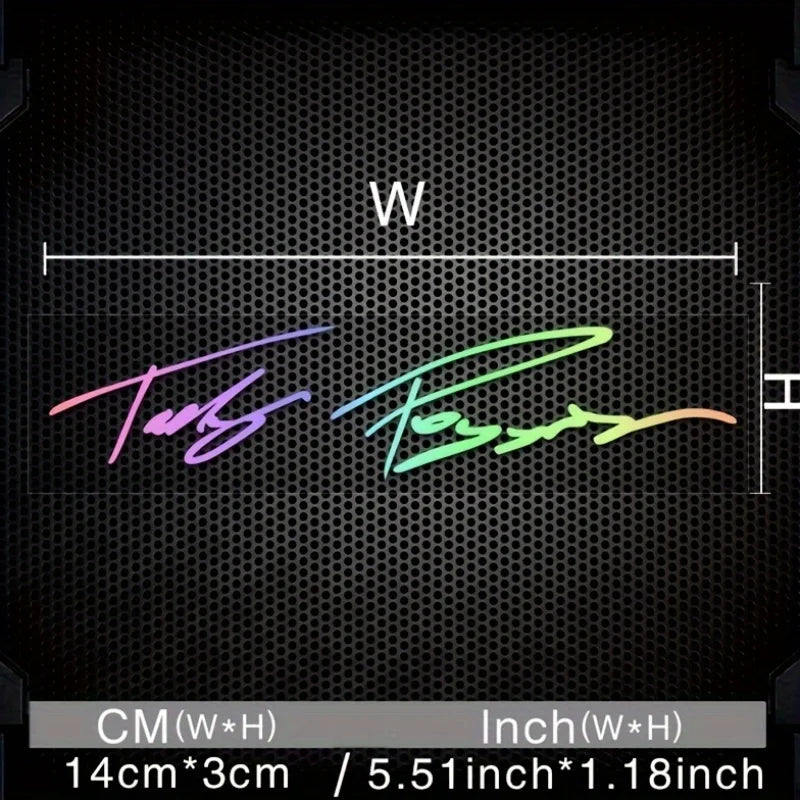 Signature Style Reflective Decal