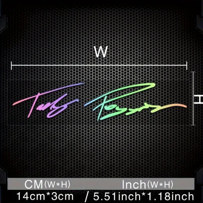 Signature Style Reflective Decal