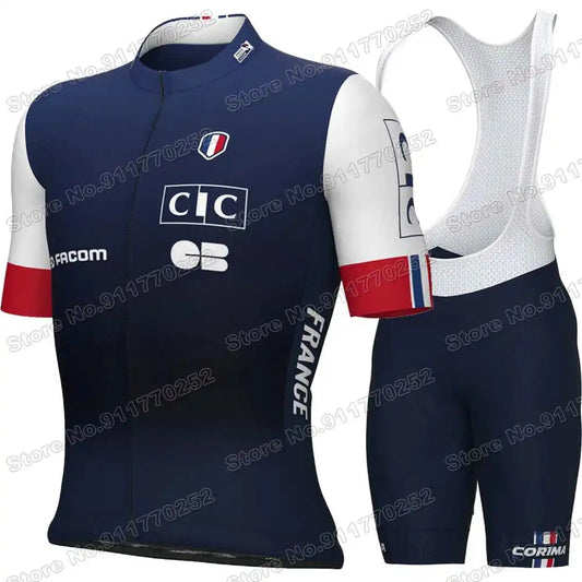 France Cycling Jersey Set 