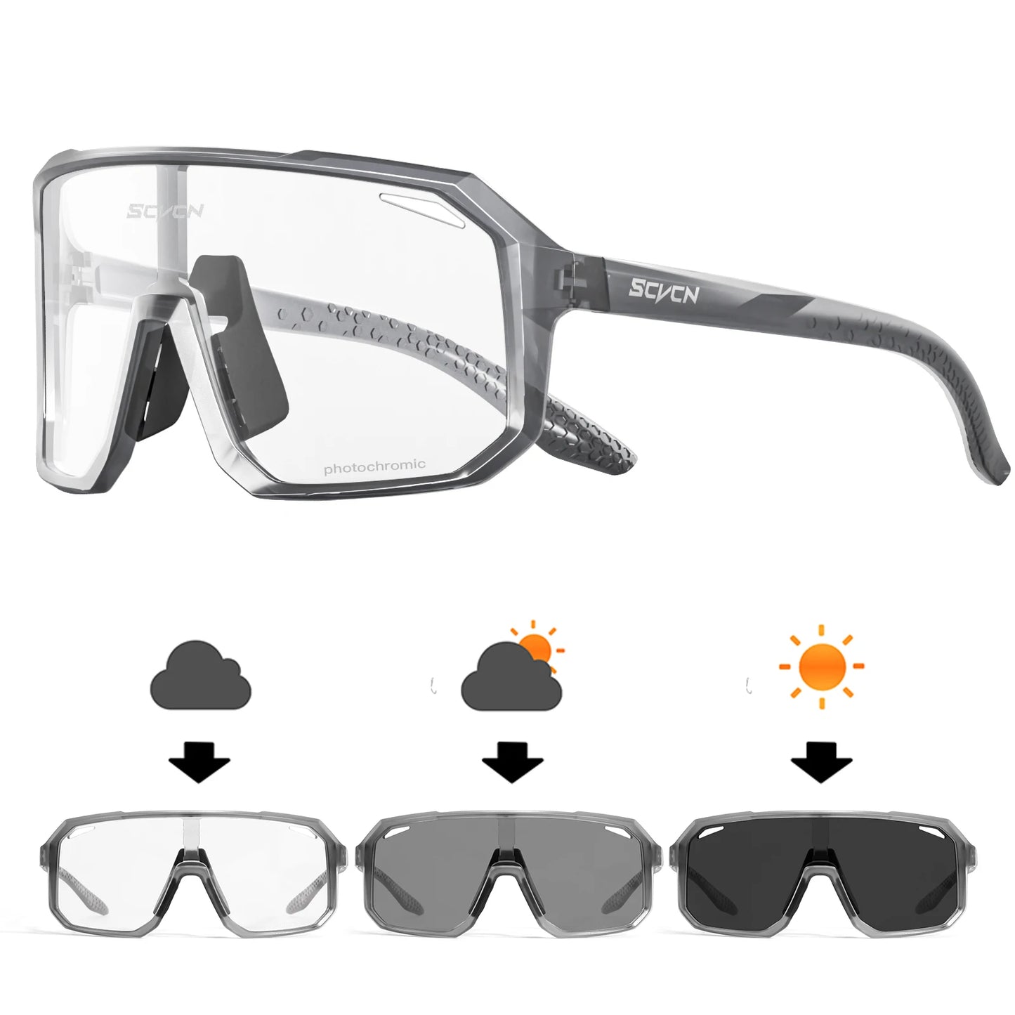Photochromic Cycling Glasses