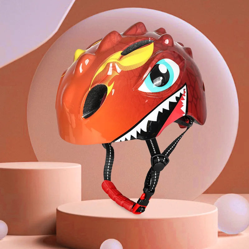 Dinosaurier -Fahrradhelm des Kindes