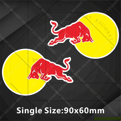 Caricando tori in vinile decalcomanie