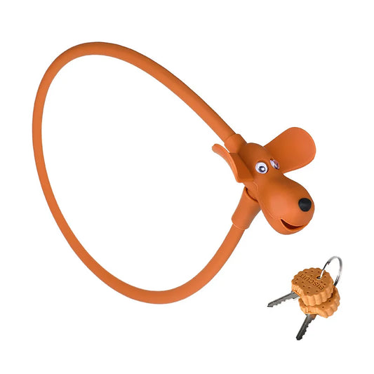Portable Steel Ring Bike Lock with Key – Anti-Theft Bicycle Security