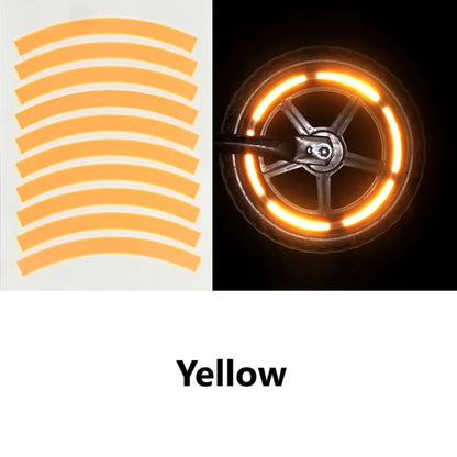 Bicycle Wheel Rim Reflective Stickers