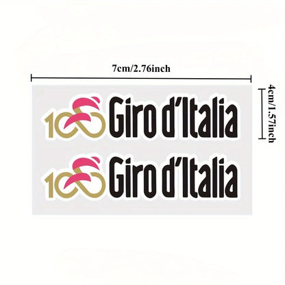 2PCS Giro d’Italia Sticker for Bike