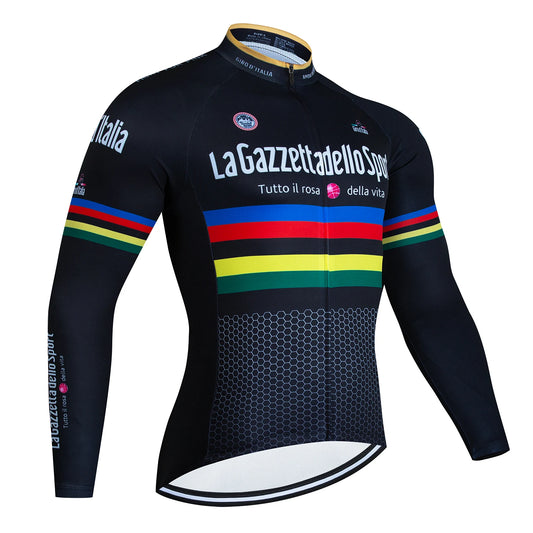 Langarm -Radsporttrikot