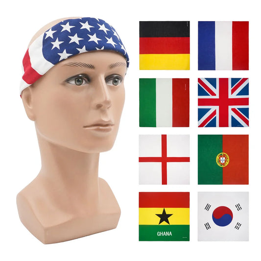 Cotton Bandana National Flag Cyclist 