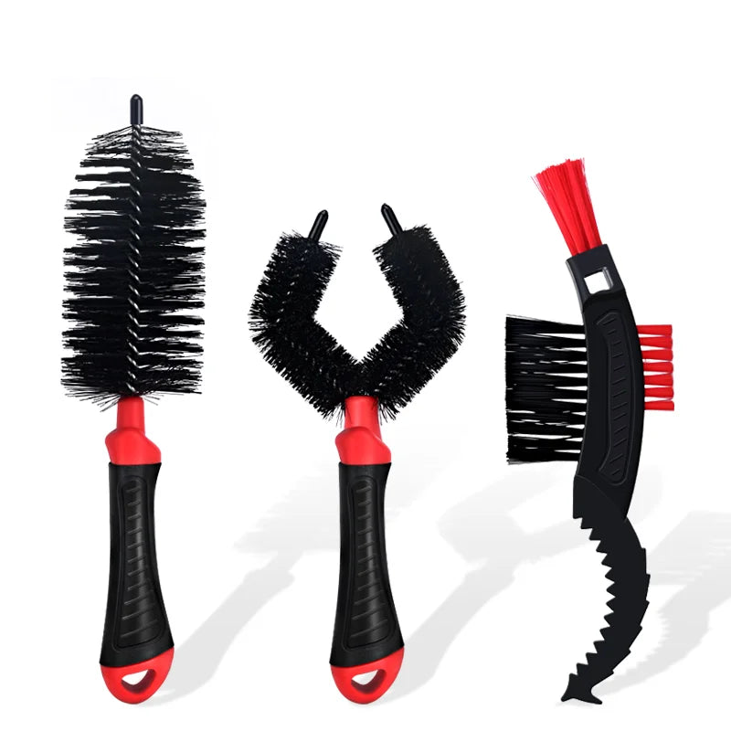 3PCS Bicycle Chain Cleaner Brushes