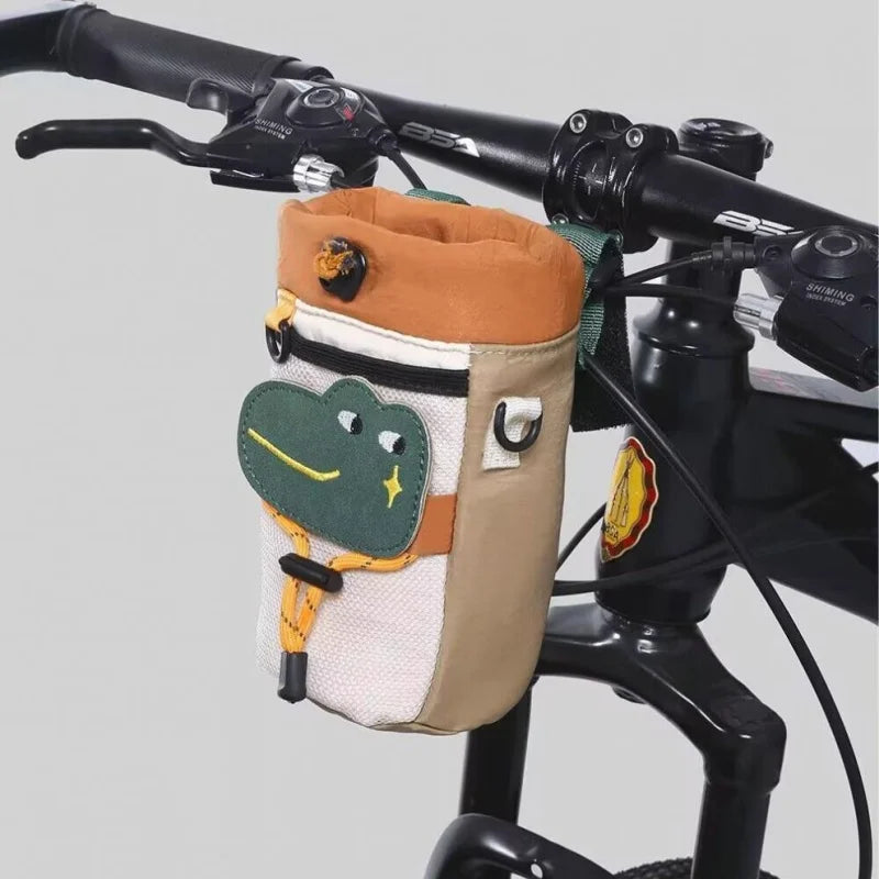 Bike Handlebar Cup Holder Bag with Phone Pocket – Cycling