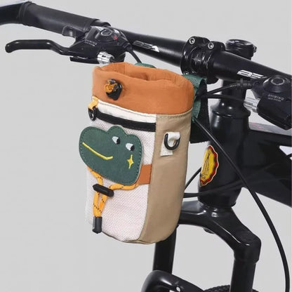 Bike Handlebar Cup Holder Bag with Phone Pocket – Cycling