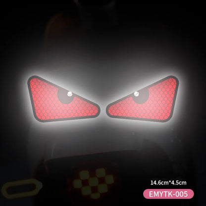 Demon Eyes Reflective Sticker for Bicycle 