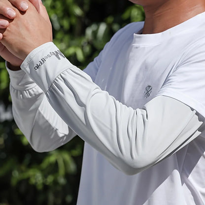 Cooling Arm Sleeves – Ice Silk Sun Protection for Cycling & Outdoor Sports