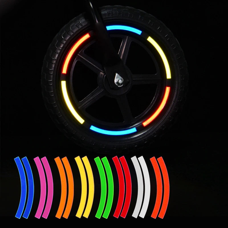 Reflective Tire Sticker Safety Bike