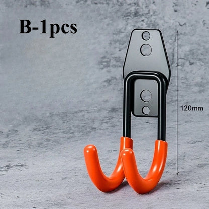 Heavy-Duty Metal Wall Hook – Garage Bike & Tool Storage