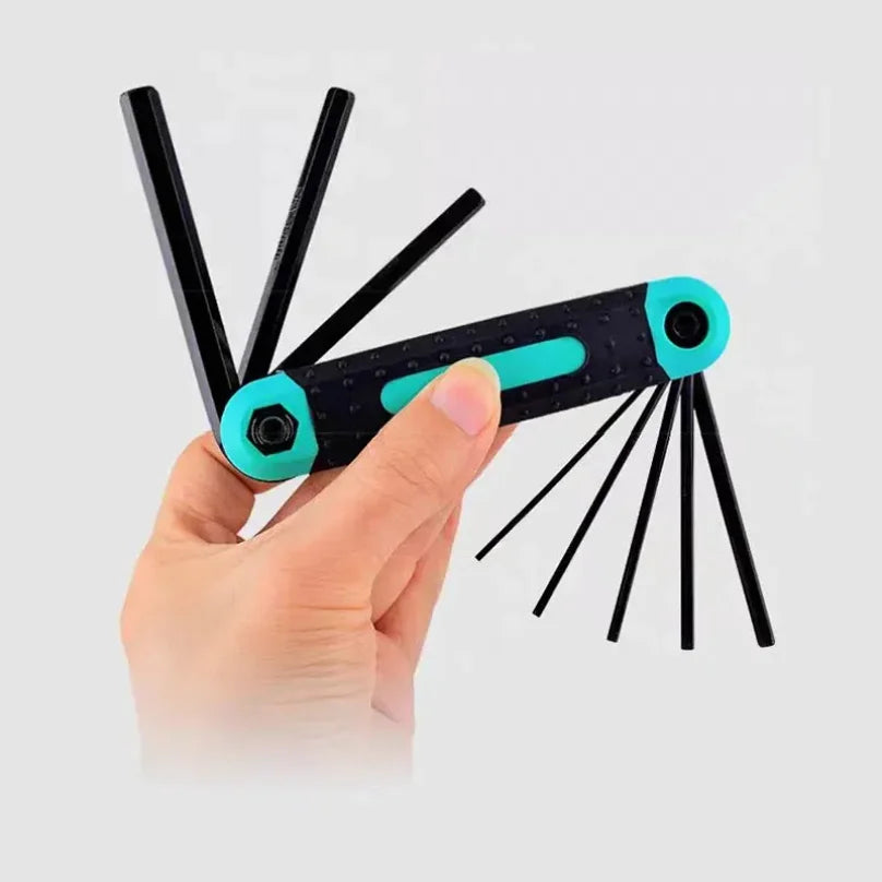 8pcs Portable Folding Socket Wrench Set