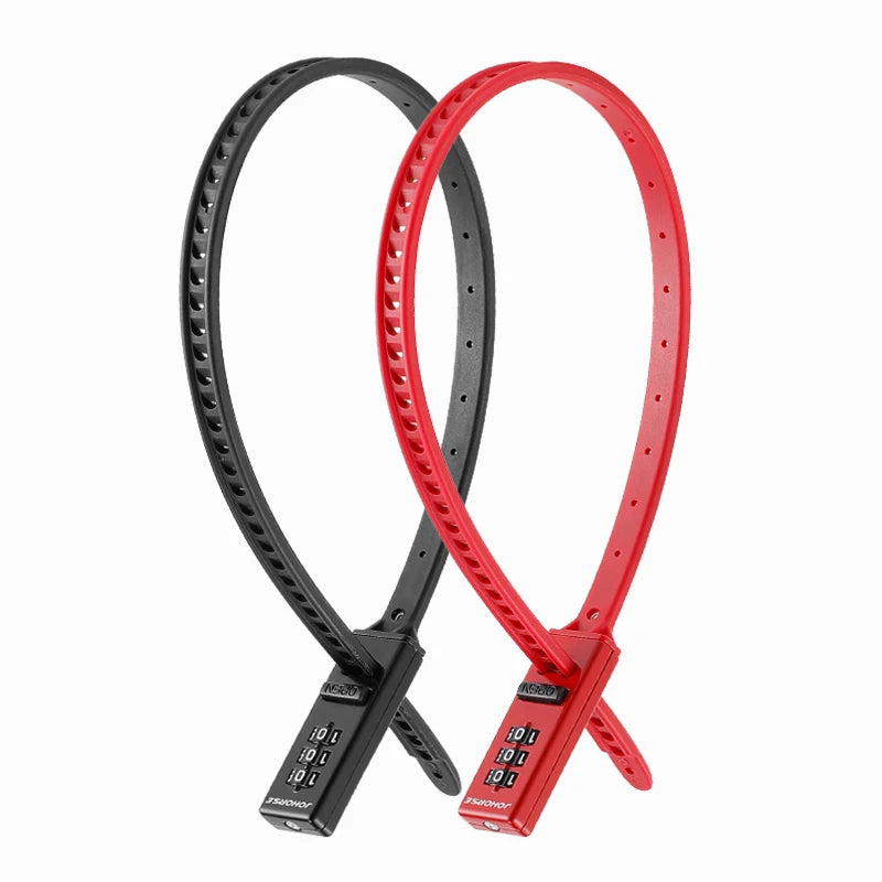 3-Digit Combination Cable Lock – Keyless Anti-Theft Bike & Helmet Lock