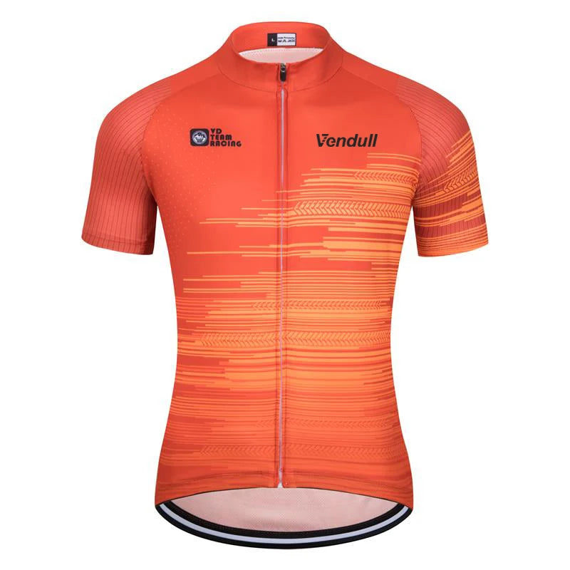 Men’s Short Sleeve Cycling Jersey – 3D Ergonomic Cut, Full Zip, 5 Designs