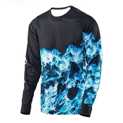 Long Sleeve Cycling Jersey – 3D Print MTB Off-Road Quick-Dry